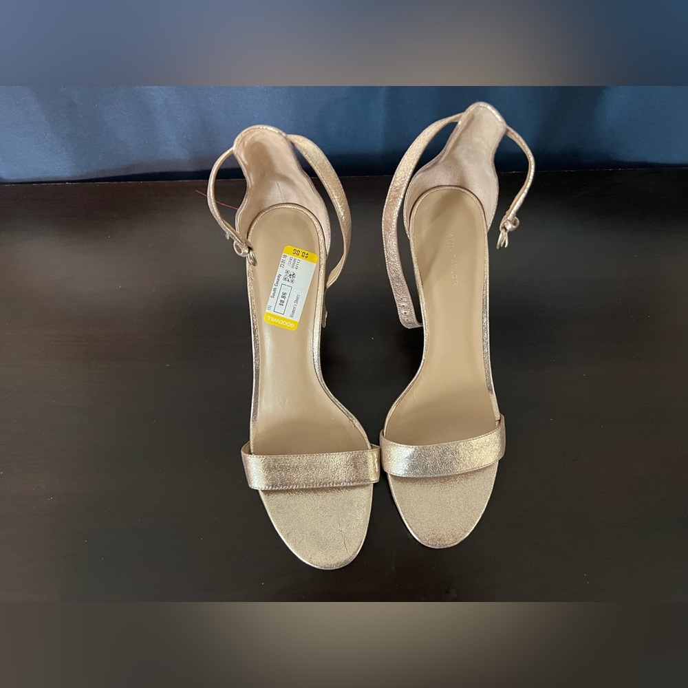Used Ann Taylor Metallic Gold Heels